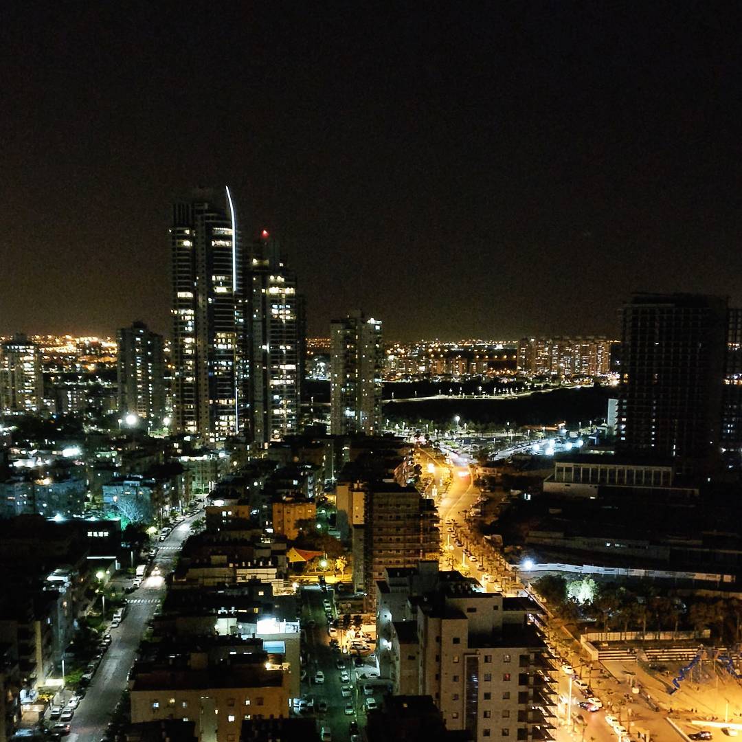 Bat Yam at Night