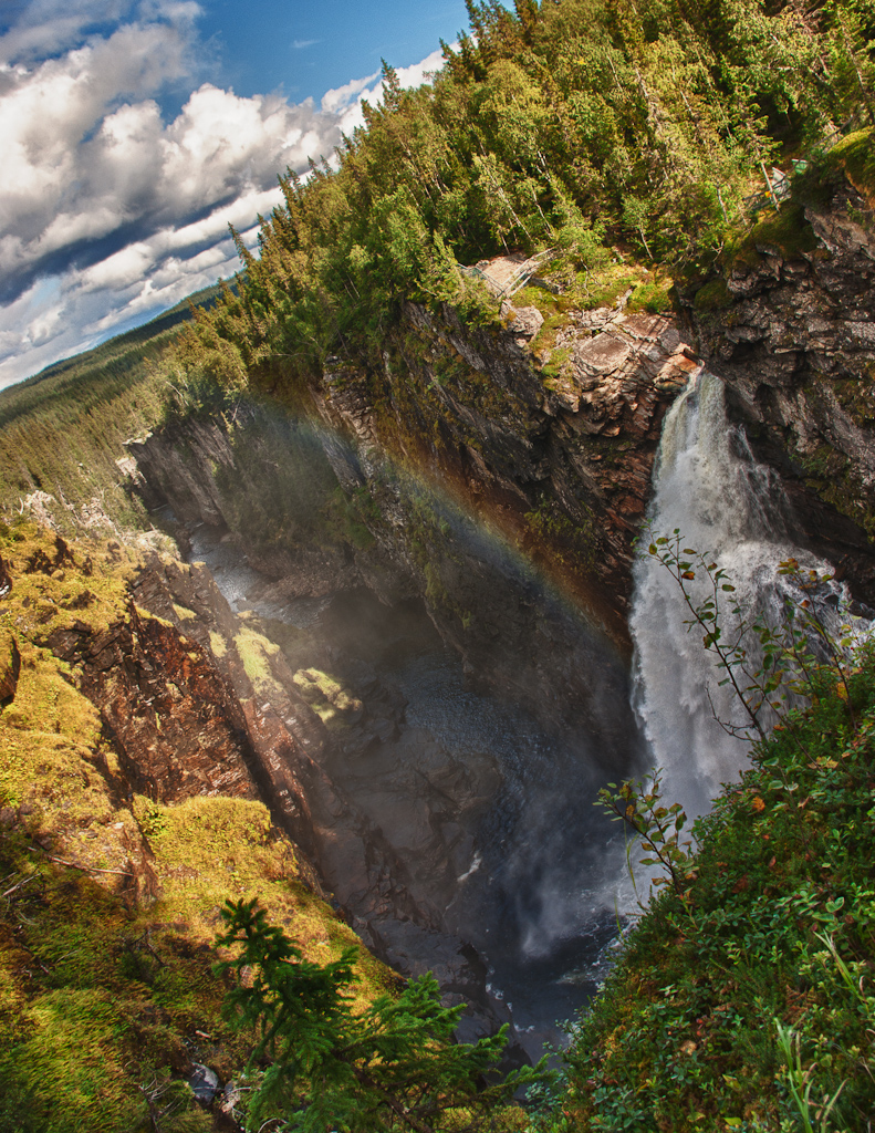 White Water and Colourful Mist