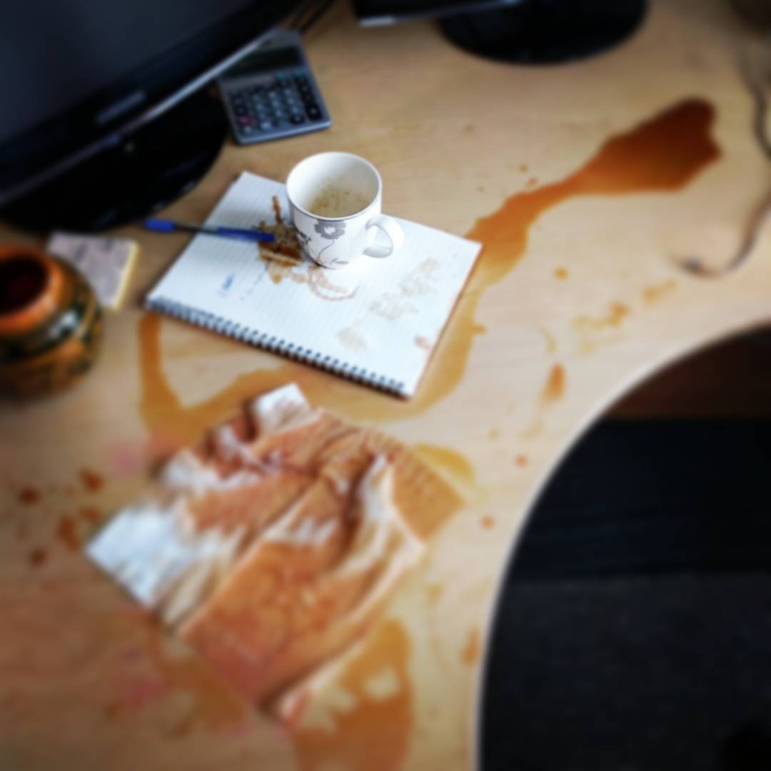 Spillt Coffee